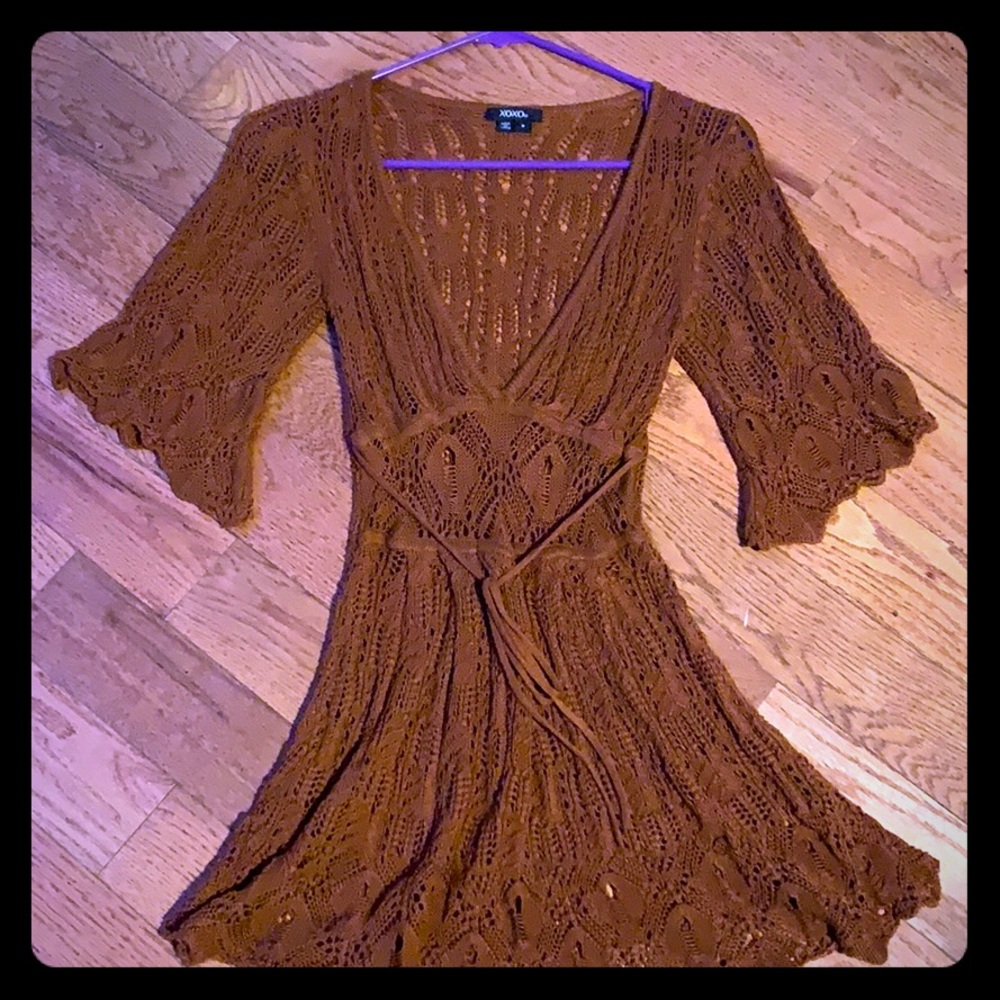 Xoxo crochet sweater